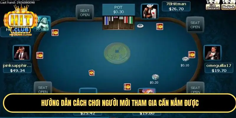 Nắm chắc luật chơi poker Hitclub